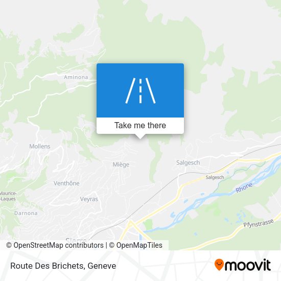 Route Des Brichets map