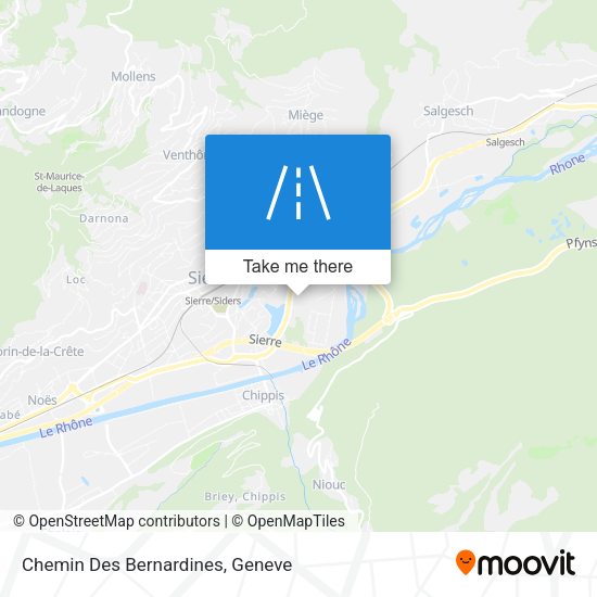 Chemin Des Bernardines map