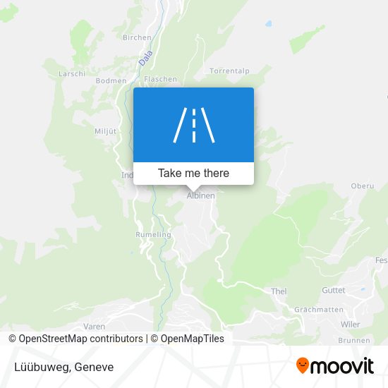 Lüübuweg map