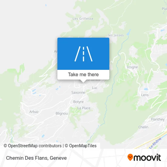 Chemin Des Flans map