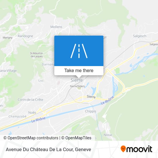 Avenue Du Château De La Cour map