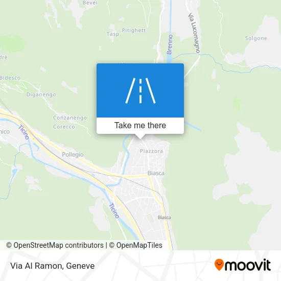 Via Al Ramon map