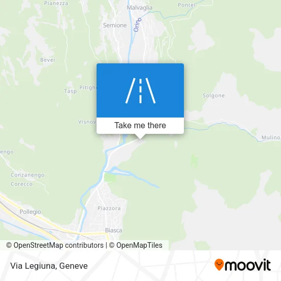 Via Legiuna map