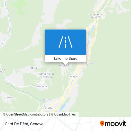Cará De Dèra map