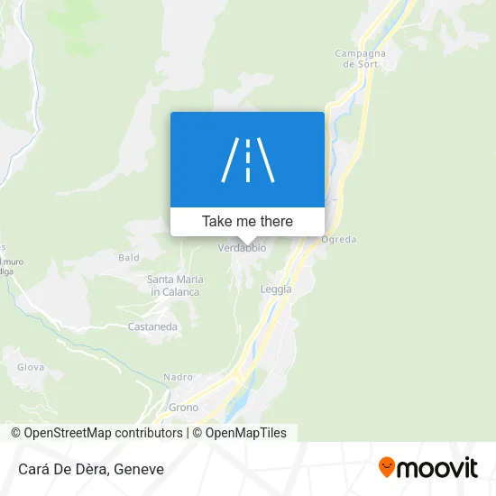 Cará De Dèra map
