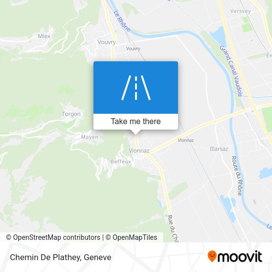 Chemin De Plathey map