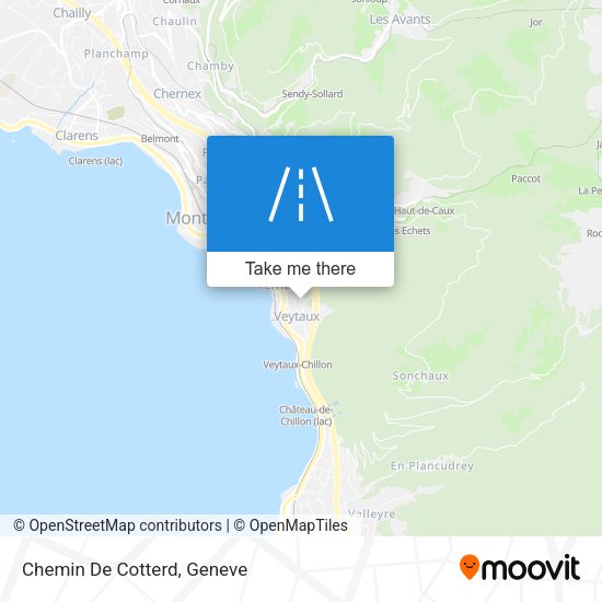 Chemin De Cotterd map