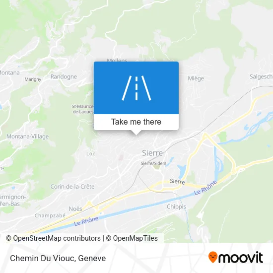 Chemin Du Viouc map