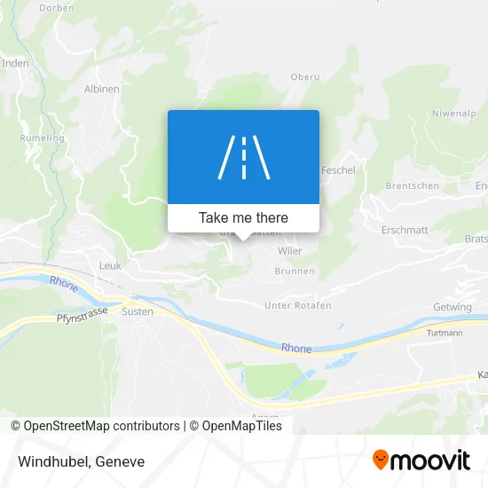 Windhubel map