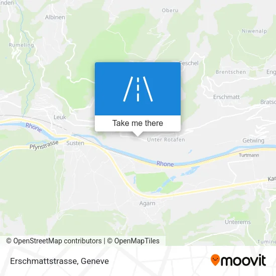 Erschmattstrasse map
