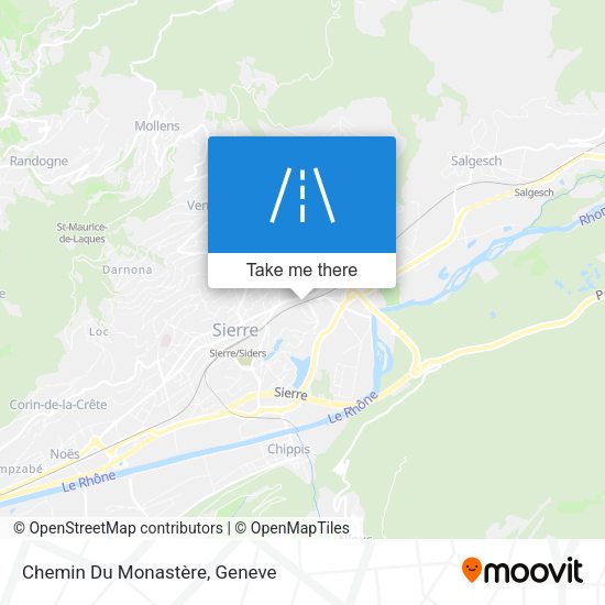 Chemin Du Monastère map