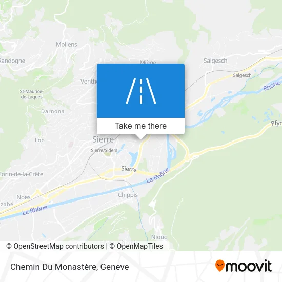 Chemin Du Monastère map