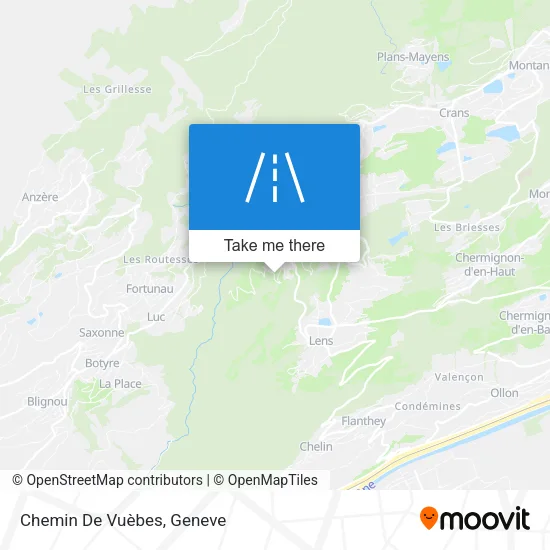 Chemin De Vuèbes map