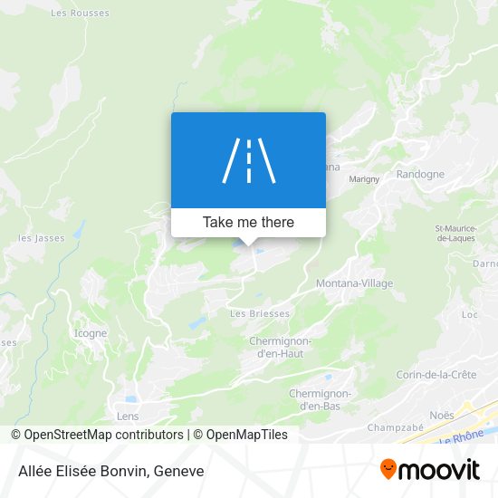 Allée Elisée Bonvin map