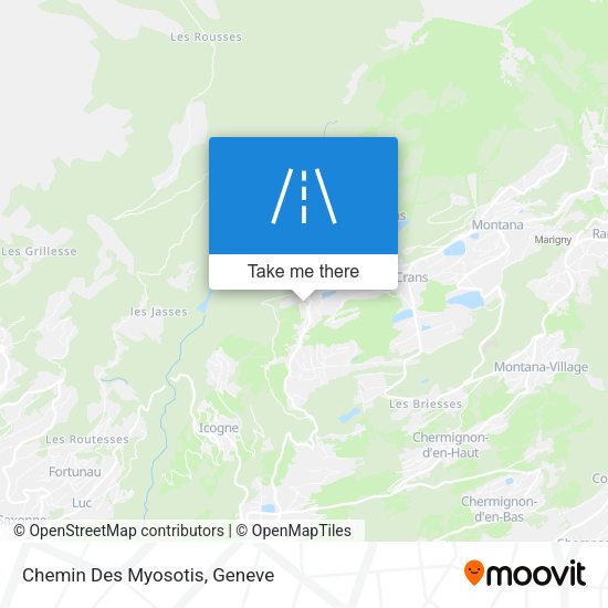 Chemin Des Myosotis map