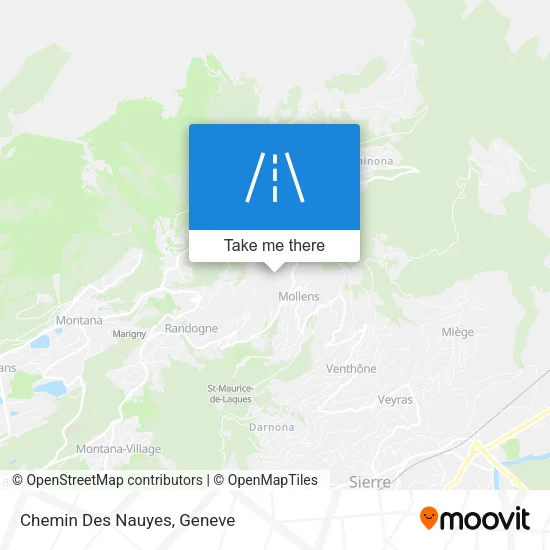 Chemin Des Nauyes map