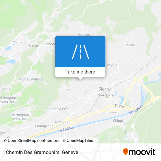 Chemin Des Gramounirs map