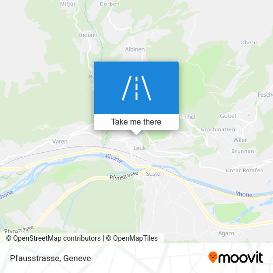 Pfausstrasse map