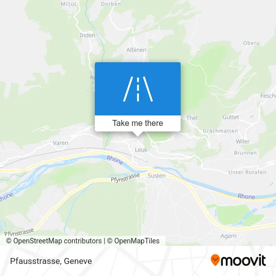 Pfausstrasse map