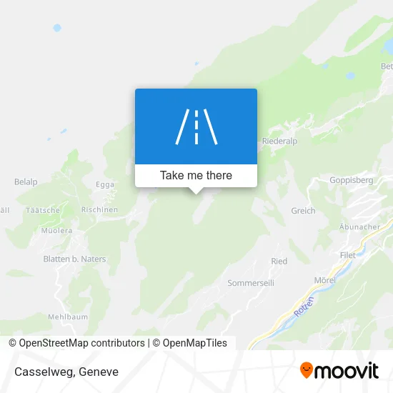 Casselweg map
