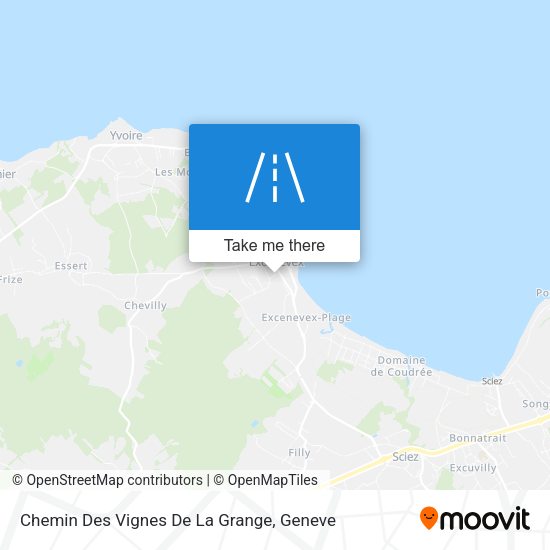 Chemin Des Vignes De La Grange map