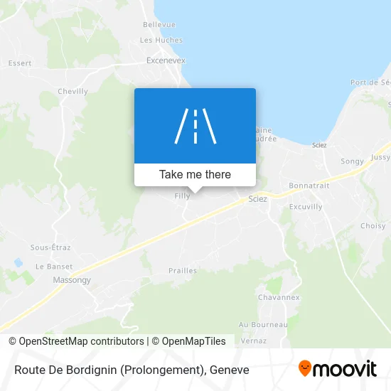 Route De Bordignin (Prolongement) map