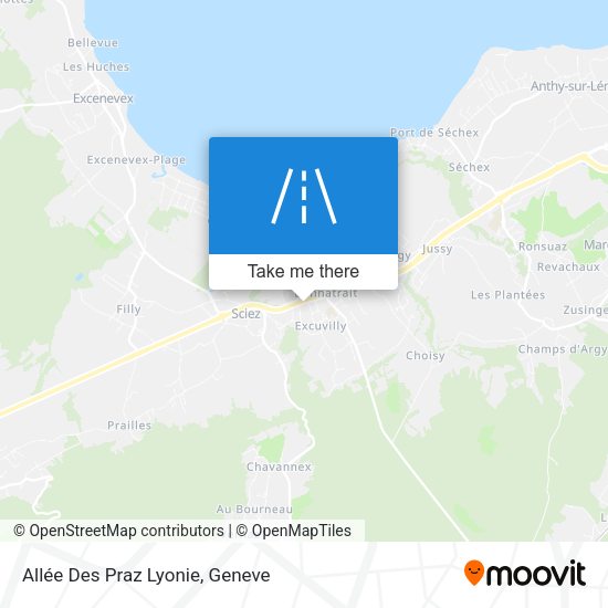 Allée Des Praz Lyonie map