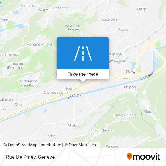 Rue De Piney map