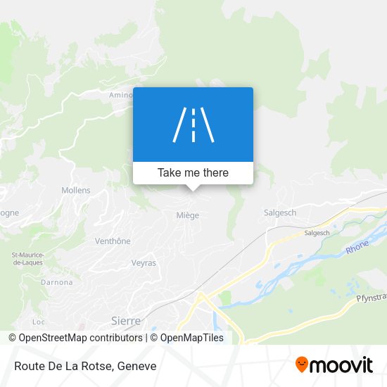 Route De La Rotse map