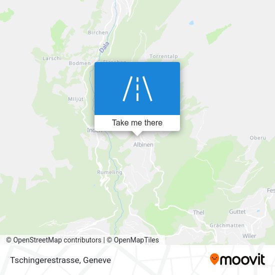 Tschingerestrasse map