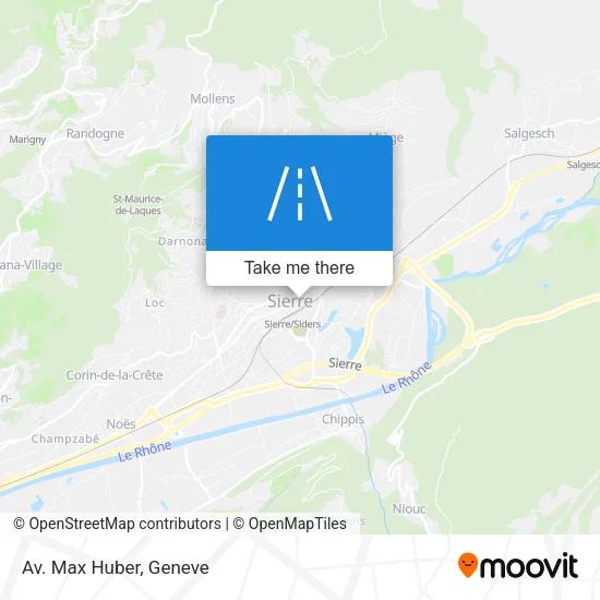 Av. Max Huber map