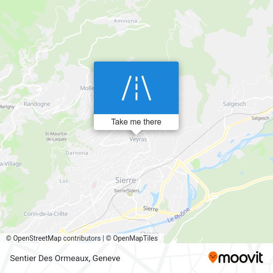 Sentier Des Ormeaux map