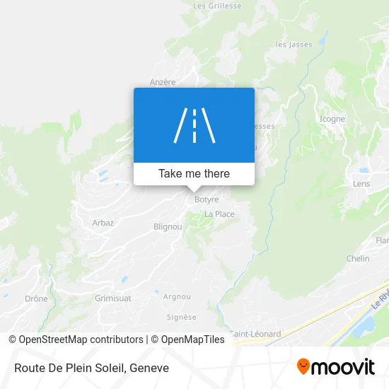 Route De Plein Soleil map