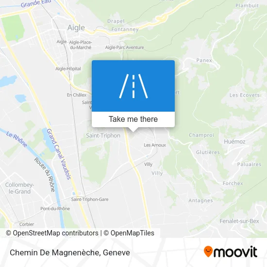 Chemin De Magnenèche map