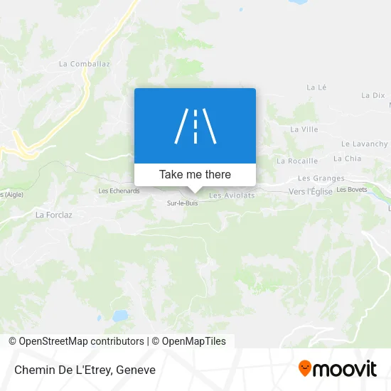 Chemin De L'Etrey map