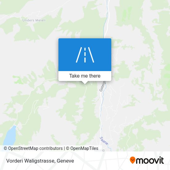 Vorderi Waligstrasse map