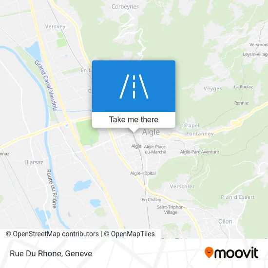 Rue Du Rhone map