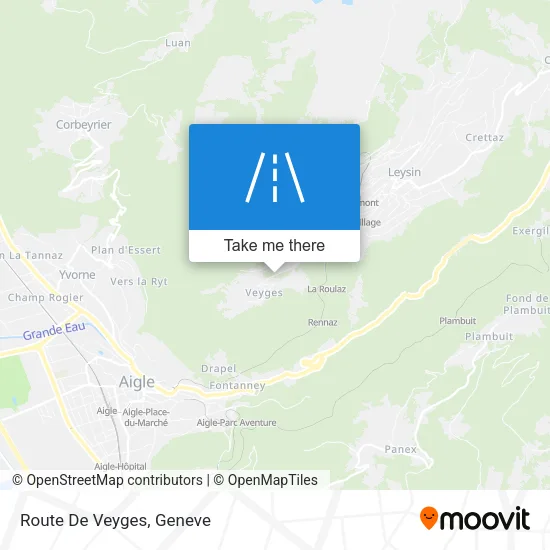 Route De Veyges map