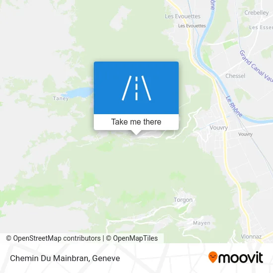 Chemin Du Mainbran map