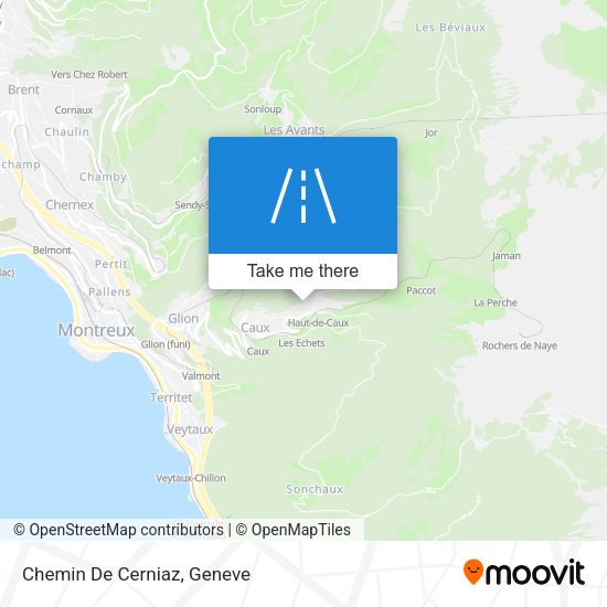 Chemin De Cerniaz map