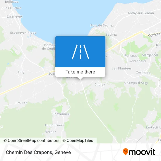 Chemin Des Crapons map