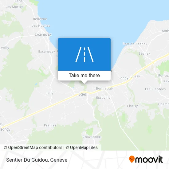 Sentier Du Guidou map