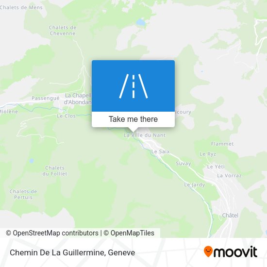 Chemin De La Guillermine map