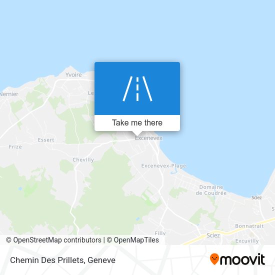 Chemin Des Prillets map