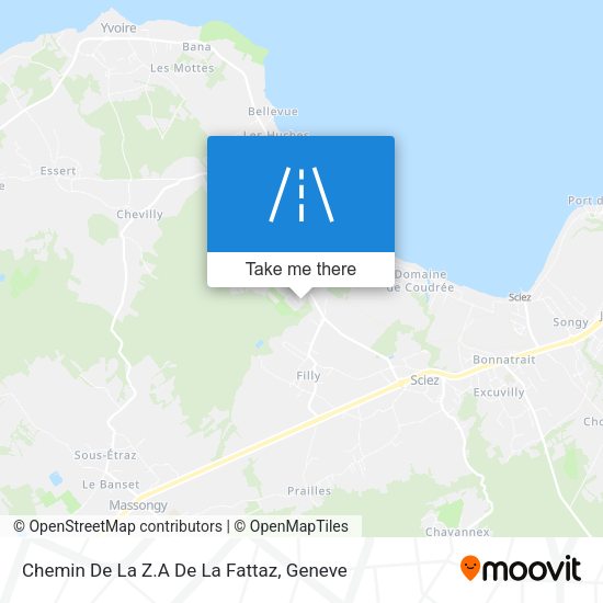 Chemin De La Z.A De La Fattaz map