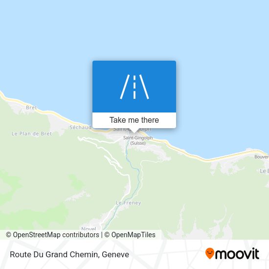 Route Du Grand Chemin map