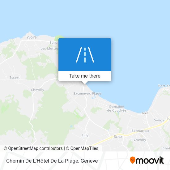 Chemin De L'Hôtel De La Plage map