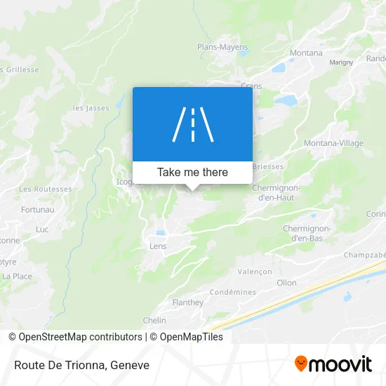 Route De Trionna map