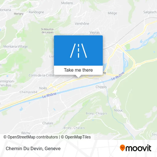 Chemin Du Devin map