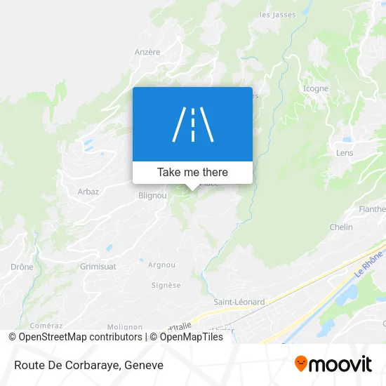 Route De Corbaraye map